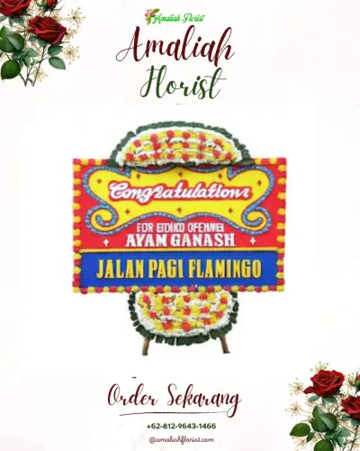 Bunga Papan Congratulation di Lebaksiu Lor